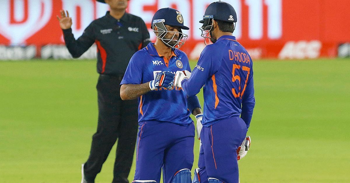 सूर्यकुमार यादव और दीपक हूडा की जोड़ी ने मैच ख़त्म किया